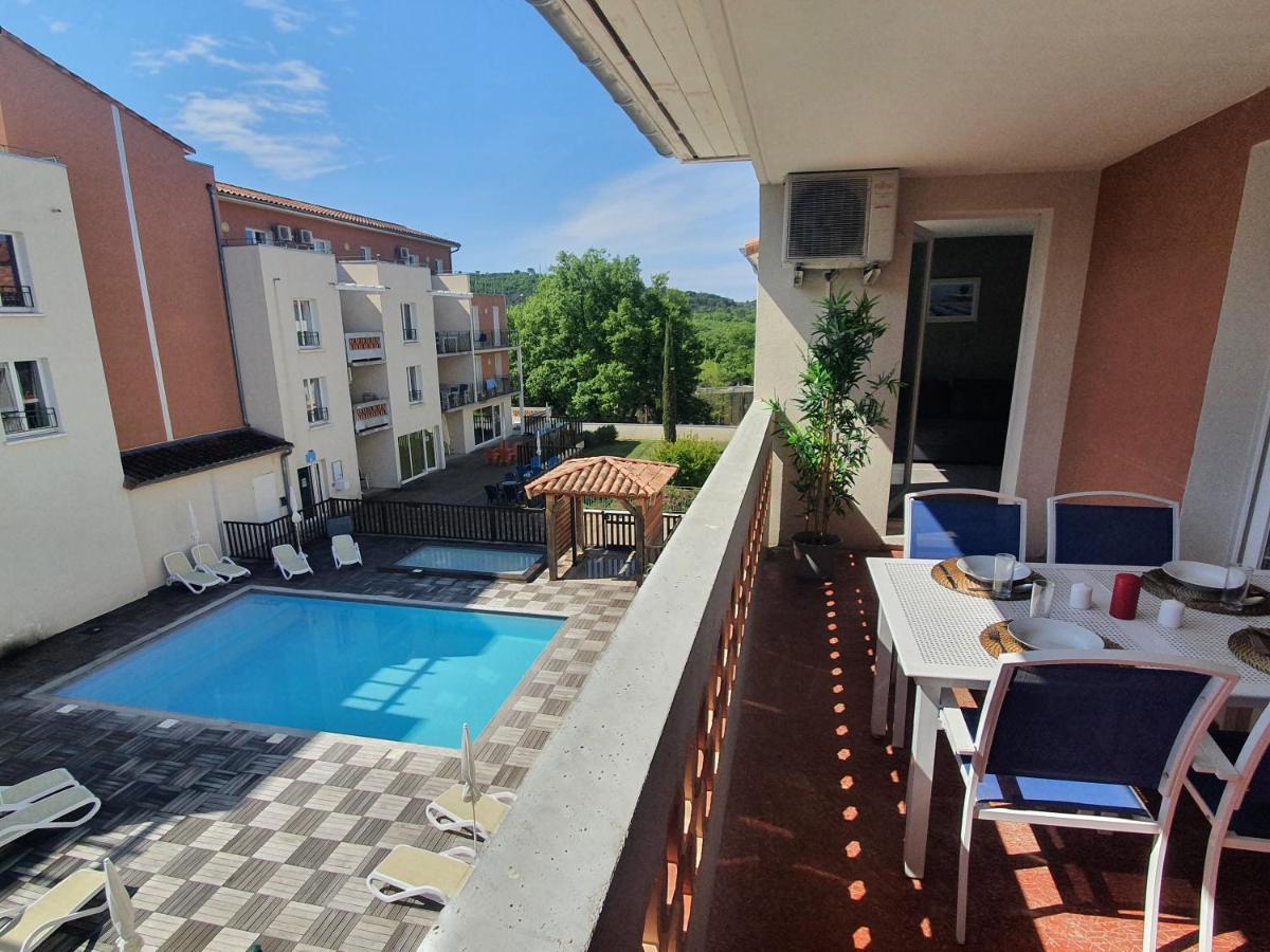 La Piscine Des Gorges - Climatisation Parking Apartman Gréoux-les-Bains Kültér fotó