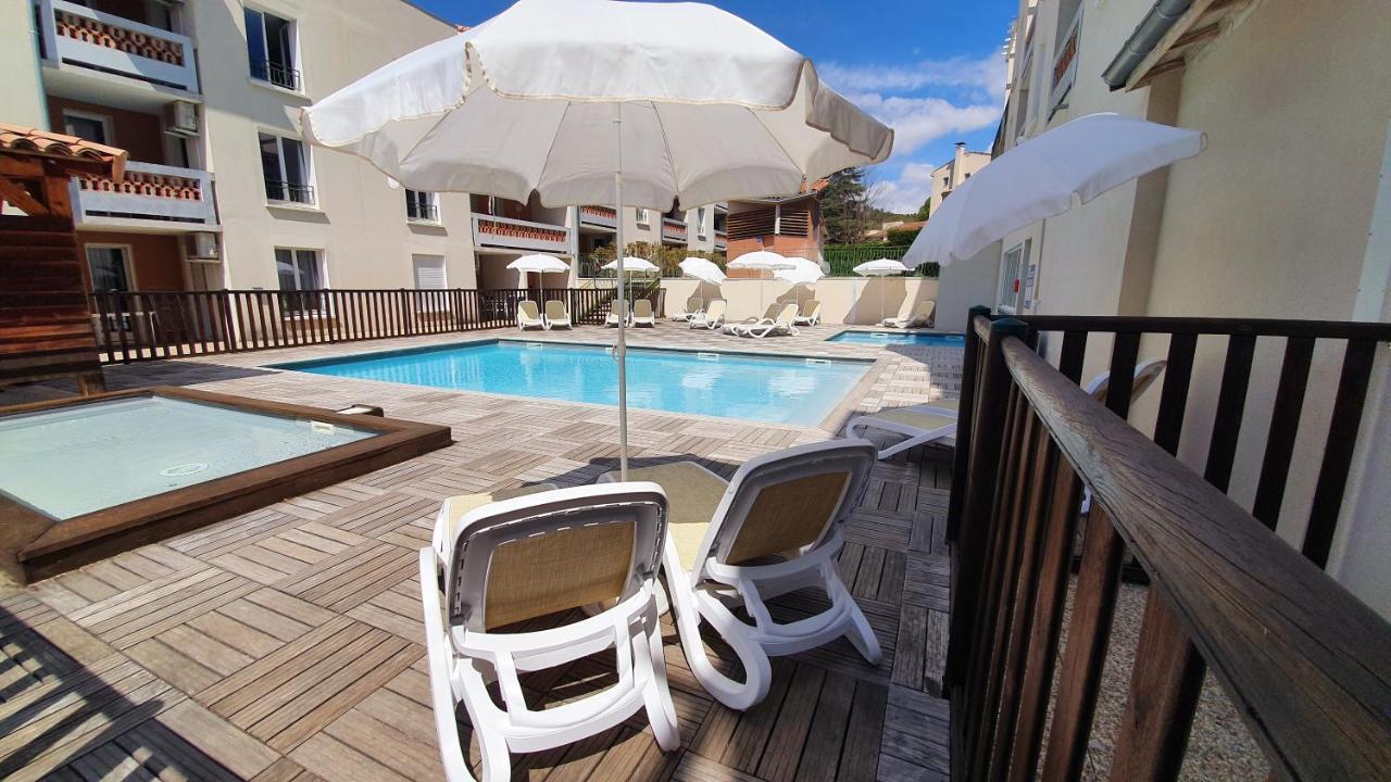 La Piscine Des Gorges - Climatisation Parking Apartman Gréoux-les-Bains Kültér fotó